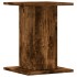 Soportes para plantas 2 uds madera roble ahumado 30x30x40