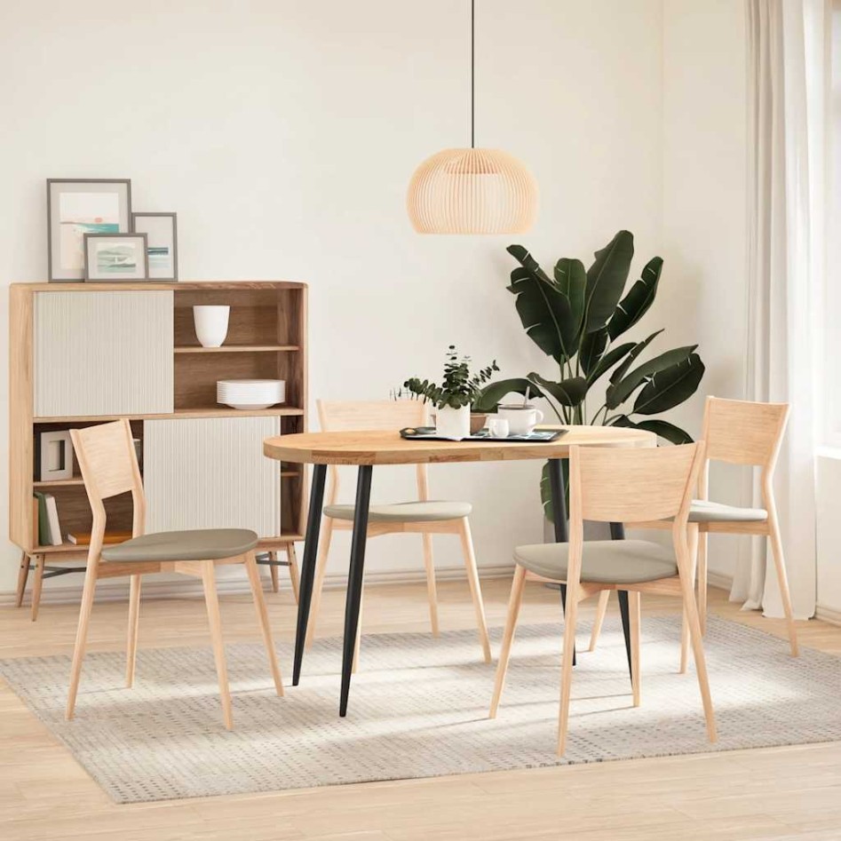 Patas para mesa de centro cónicas 4 uds acero negro 72-73