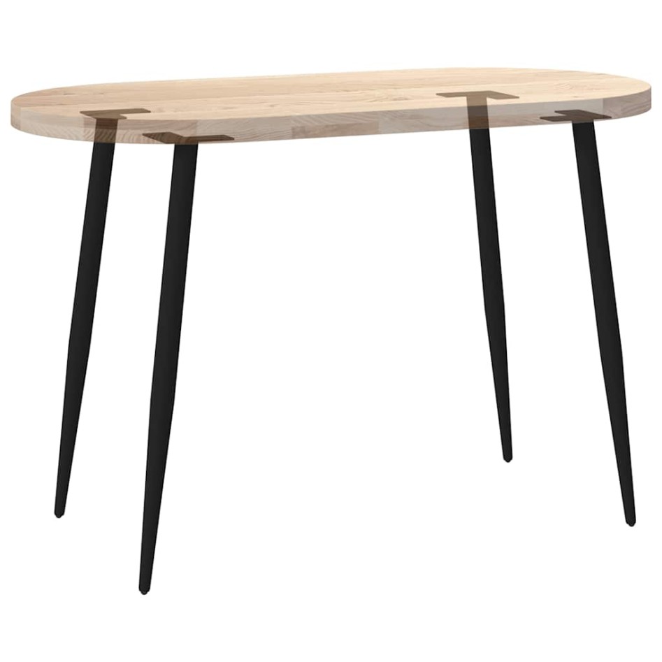 Patas para mesa de centro cónicas 4 uds acero negro 72-73