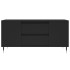 Mesa de centro madera de ingeniería negro 102x44,5x50