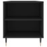 Mesa de centro madera de ingeniería negro 102x44,5x50