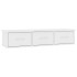 Estante cajones para pared contrachapada blanco 88x26x18,5