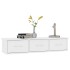 Estante cajones para pared contrachapada blanco 88x26x18,5