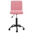 Silla de comedor giratoria de terciopelo