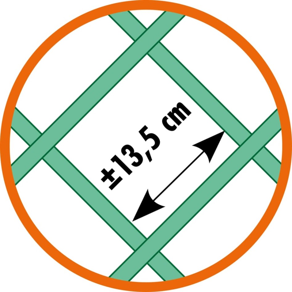 Nature Enrejado de jardín 100x200 cm bambú