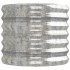 Jardinera arriate acero recubrimiento polvo plata 152x40x36