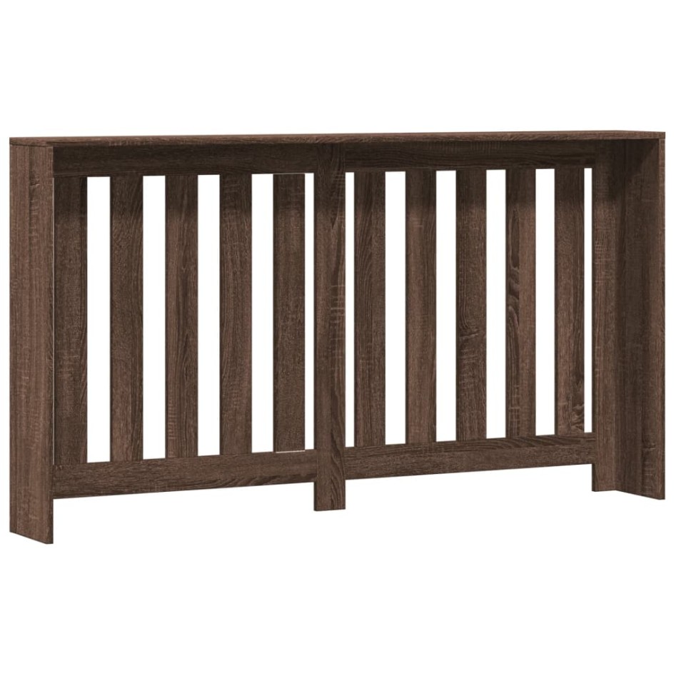 Cubierta de radiador madera ingeniería marrón roble