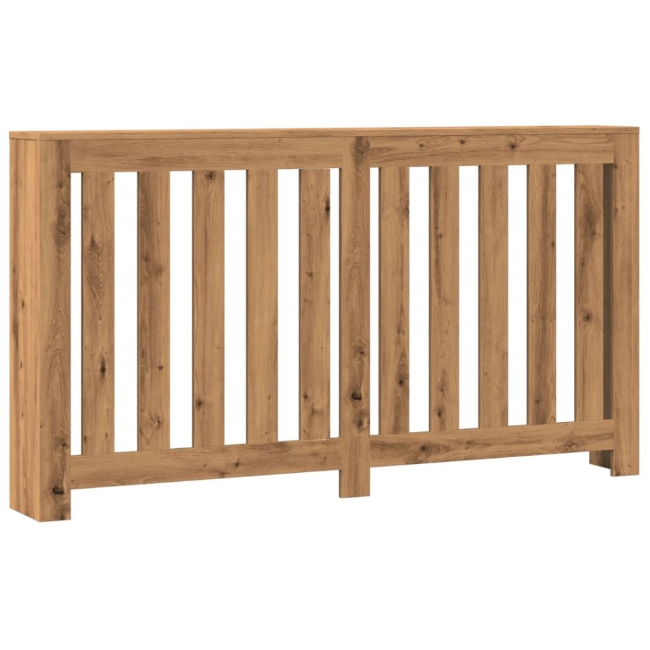 Cubierta de radiador madera color roble artesano 149x20x82