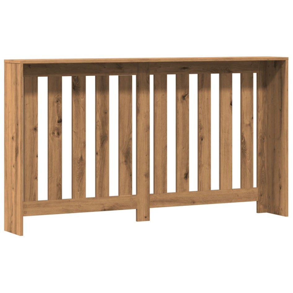 Cubierta de radiador madera color roble artesano 149x20x82