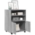 Armario con ruedas madera de ingeniería gris Sonoma 60x48x81