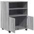 Armario con ruedas madera de ingeniería gris Sonoma 60x48x81