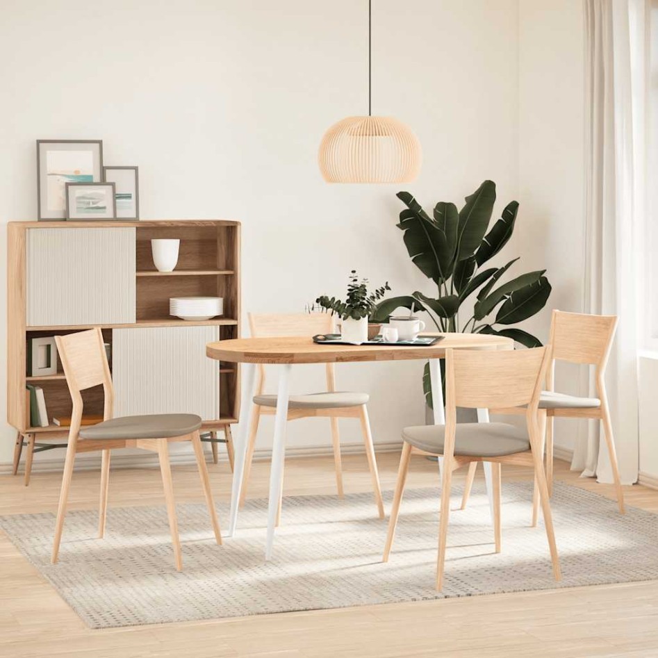 Patas para mesa de centro cónicas 4 uds acero blanco 72-73