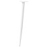 Patas para mesa de centro cónicas 4 uds acero blanco 72-73
