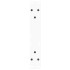 Patas para mesa de comedor en forma de V 2 uds blanco