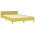 Estructura de cama sin colchón tela verde 120x200