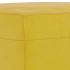 Reposapiés de terciopelo amarillo 60x50x41
