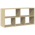 Estantería de pared madera ingeniería roble Sonoma 100x25x50