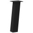 Patas para mesa de centro 4 uds acero negro 30
