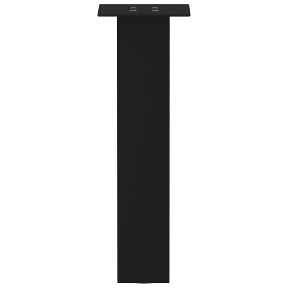 Patas para mesa de centro 4 uds acero negro 30