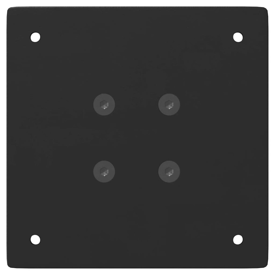 Patas para mesa de centro 4 uds acero negro 30