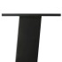Patas para mesa de centro 4 uds acero negro 30