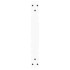 Patas para mesa de comedor forma V 2 uds blanco 50x(42-43,3)