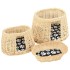 Set cestas de gatos 3 uds. con cojines sauce natural