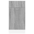 Armario bajo cocina madera ingeniería gris Sonoma 40x46x81,5