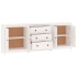 Aparador de madera maciza de pino blanco 210x35x80
