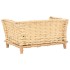 Cesta para perros con cojín sauce natural 50x33x30