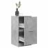 Armario botiquín madera ingeniería gris hormigón 40x41x77,5