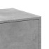 Armario botiquín madera ingeniería gris hormigón 40x41x77,5