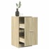 Armario botiquín madera ingeniería roble Sonoma 40x41x77,5
