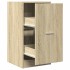 Armario botiquín madera ingeniería roble Sonoma 40x41x77,5