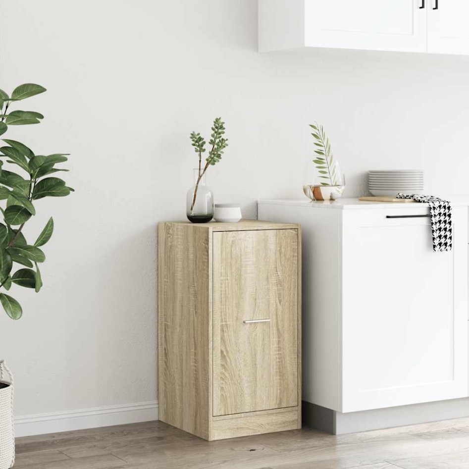 Armario botiquín madera ingeniería roble Sonoma 40x41x77,5