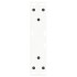Patas para mesa de comedor en forma de V 2 uds blanco