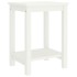 Mesita de noche madera maciza de pino blanco 35x30x47