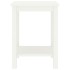 Mesita de noche madera maciza de pino blanco 35x30x47