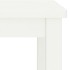 Mesita de noche madera maciza de pino blanco 35x30x47