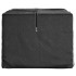 Bolsas para cojines jardín 2 uds polietileno negro 150x75x75