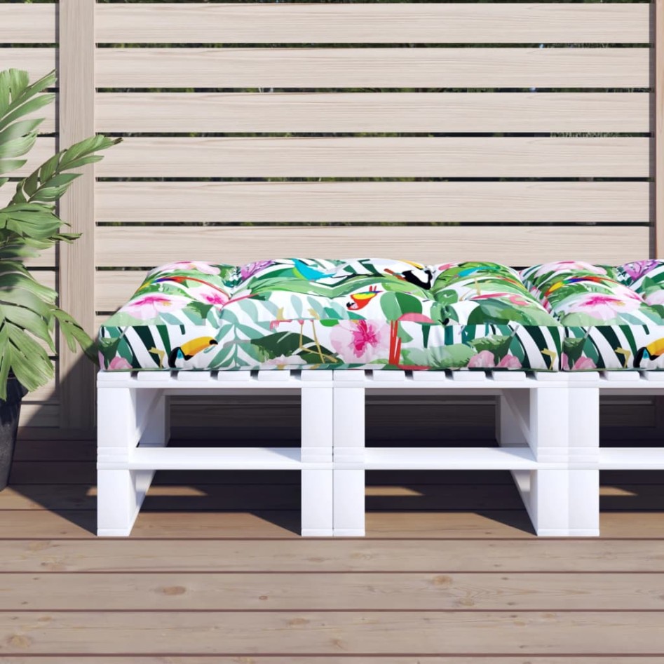 Cojín para palés tela multicolor 120x80x12