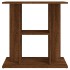 Soporte para acuario madera ingeniería roble marrón 60x30x60