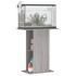 Soporte de acuario madera ingeniería gris Sonoma