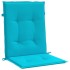 Cojines para silla con respaldo bajo 2 uds tela