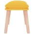Reposapiés de tela amarillo mostaza 45x29,5x35