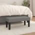 Banco de tela gris oscuro 70x30x30
