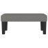 Banco de tela gris oscuro 70x30x30