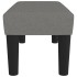 Banco de tela gris oscuro 70x30x30