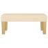 Banco de tela color crema 70x30x30
