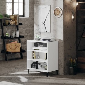 Aparador de madera contrachapada blanco 57x35x70